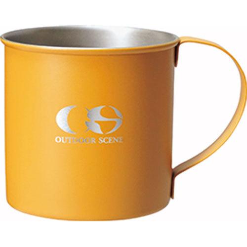 Tamahashi Stainless Steel Mug 300ml Yellow OS-001Y 不鏽鋼露營杯