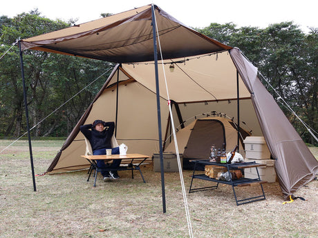 DOD 4 X 4 Base TT5-821-BR 客廳露營帳篷 (3-4人帳篷)