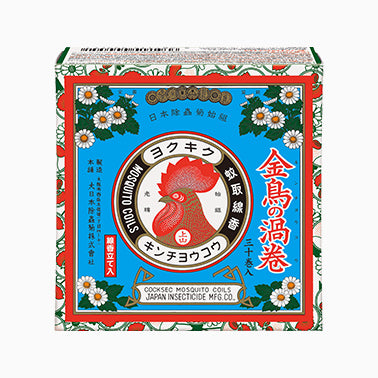Kincho 日本除蟲菊(金鳥の渦巻)小型蚊香30片紙盒裝 (原味/玫瑰味)