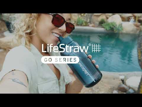 LifeStraw GO 2.0 Water Filter Bottle 1L Clear 濾水水樽